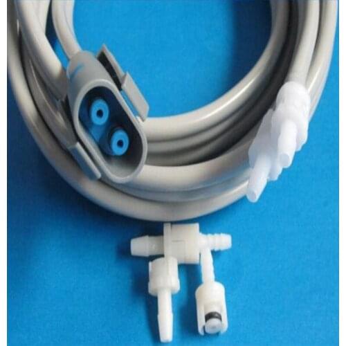 Free Shipping NIBP Extension Tube NIBP Hose Tube for GE Monitor,NIBP Cuff Connector TPU Double NIBP Hose Connector