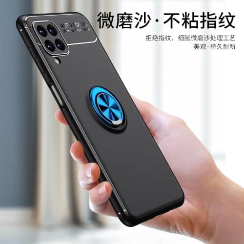 360 Magnetic Metal Ring Bracket Case For Samsung F62 M61 A72 A52 A42 A32 5G A12 M51 M31s M21 M11 A02s A21s A41 A31 Back Cover