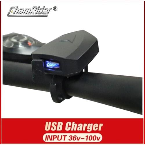 Ebike Electric Bike HandleBar USB Port 5V Charger INPUT 36V 48V 72V - 100V OUTPUT 5V 2A