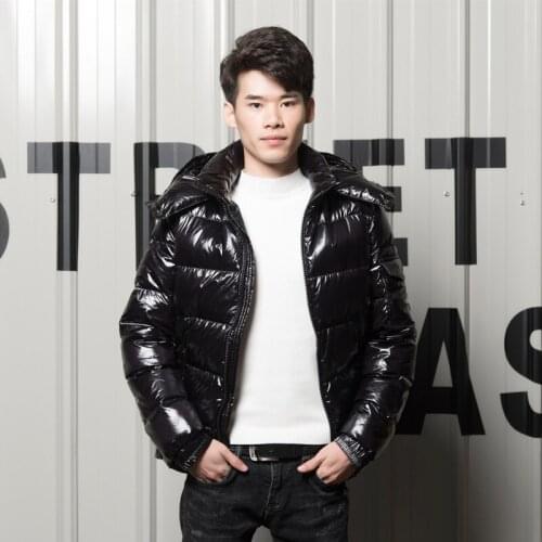 Coat Winter Man Clothes Fashion Light 20% Duck Down Jacket Hooded Warm Puffer Jacket Men Doudoune Homme Hiver