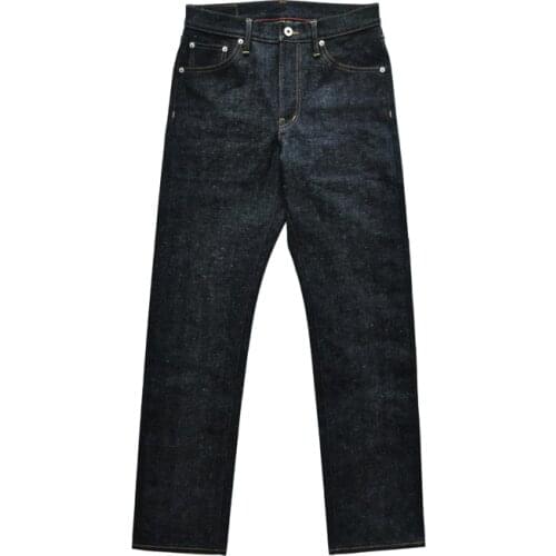 SAUCE ORIGIN EXL916-AG Mens Jeans cotton linen jeans mens Color Selvedge Denim Jeans for Men Straight Fit Silver Button 19 oz