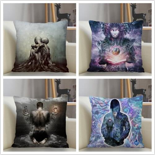 Musife Cameron Gray Art Pillowcase Custom Square Pillow Cover Case Zipper Pillowcase 35*35,40*40,45*45cm Drop Shipping