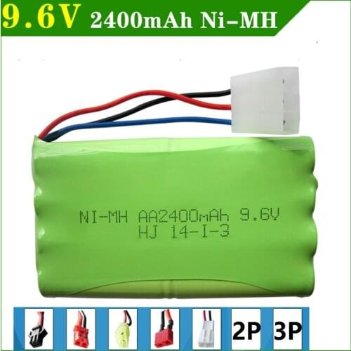 NI-MH AA 9.6V 2400mAh Remote Control Toys Electric toy security facilities electric toy AA battery NI-MH battery group SM/JST/E