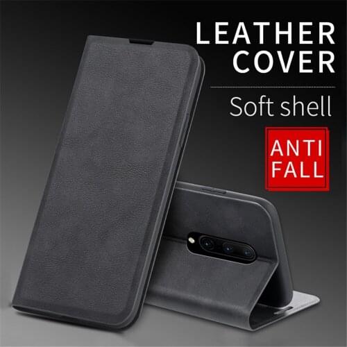 New Case For OnePlus 7 Pro Cover Luxury Magnetic Flip Wallet Leather Case For One Plus 7 7pro Retro Card Holder Slim Cases Coque