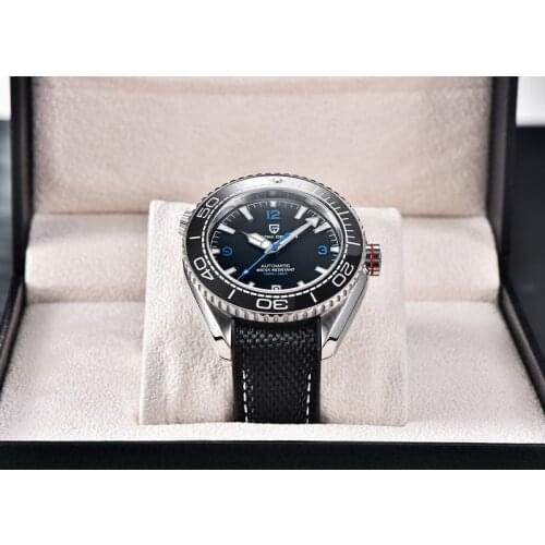 PAGANI DESIGN Top Sapphire Glass 100 Waterproof Pointer NH35A Model Ceramic Bezel Automatic Mechanical Watch Relogio Masculino