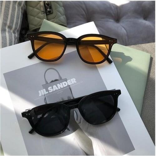 2021 new sunglasses yellow piece retro sunglasses Fashion Sunglasses for men and women sunglasses women sunglasses for men