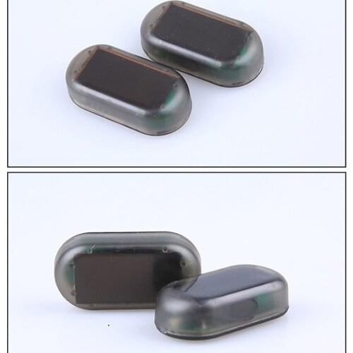 LED Emergency Strobe Lights Bar Red Blue Solar Led Anti-theft Light Strobe Signal Light Free Wiring Car Traffic Warning Light