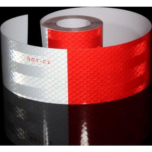 Reflective Tape Sticker Diamond Grade Adhesive Safety Mark Warning Tape Bike Automobiles Motorcycle Car Styling Reflective Films