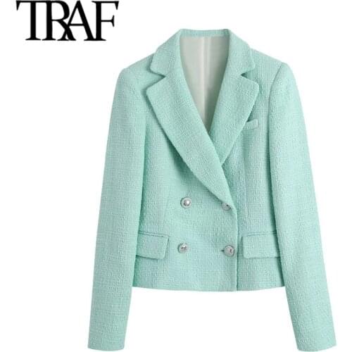 TRAF Women's Blazers With Short Sleeves