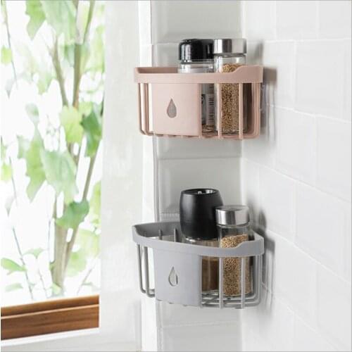 Bathroom Shower Caddy Shelf Corner Bath Wall Mount Rack Storage Holder Organizer