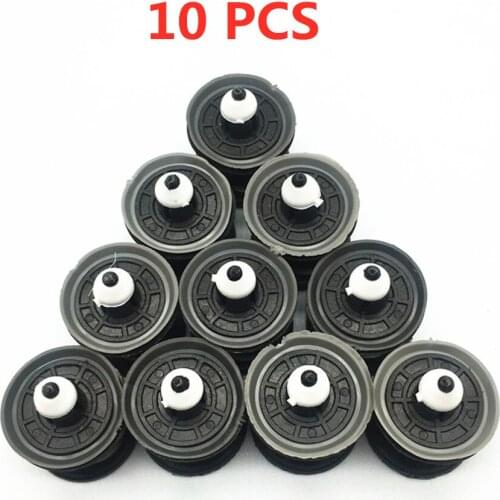 10Pcs Car Interior Fastener Door Trim Panel Clips Card Plastic Rivet for Passat B7 Golf 6 MK6 Polo Seat Leon Caddy A4 A6 Q3 Q5