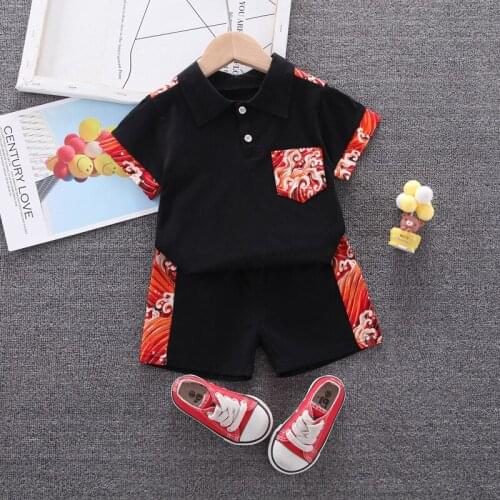 Boys Clothes Sets Summer Children Fashion Cotton Wedding Shirts Shorts 2pcs Tracksuits For Baby Toddler Birthday Outfits 2 3 5Y