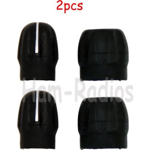 2pcs Volume knob + Channel selector knob for Motorola radios GP-328 338 HT750 HT1250 EP350 EP450 EX500 EX600 GP340 GP360 GP380