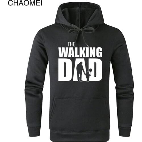 2019 New Men The Walking Dad Hoodies Sweatershirt Winter Warm Fleece Fathers Day Gift Pullover Hoody With Hoodie C74