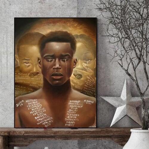 Shed tears Black Africans men Diamond Painting new Diamond Embroidery All Drill Rhinestone Mosaic portrait 3d Picture by numbers