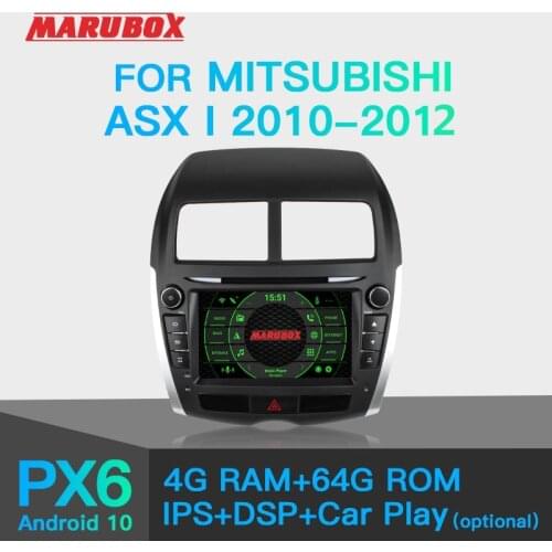 MARUBOX Car Radio For Mitsubishi ASX 2010-2012, 2Din Car Multimedia Video Player with DSP, Android GPS Navigation KD8095
