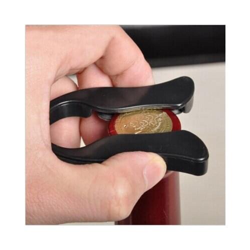 Black Wine Opener Champagne Foil Cutter Red Wine Bottle Tinfoil Knife Bottle Cap Paper Cutter Bat Tools Kitchen Accessories