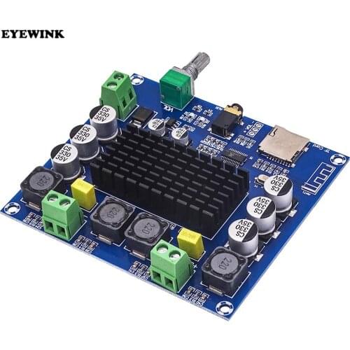 Bluetooth 4.1 TPA3116 50Wx2 100Wx2 digital Power amplifier board 2.0 Stereo AMP Module Support TF Card AUX XH-A104 XH-A105