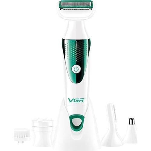 VGR 5 in 1 lady shaver electric hair removal device shaving device body hair removal Epilator eyebrow nose hair trimmer