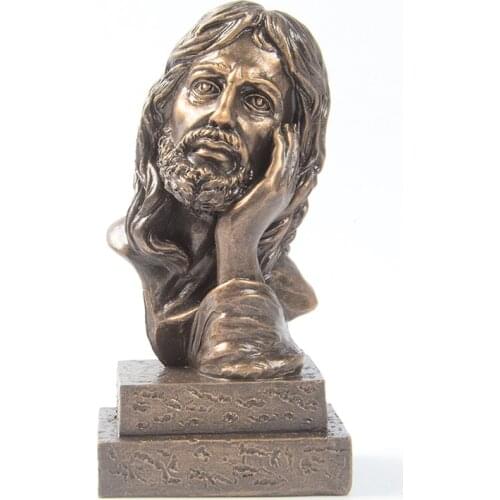 Creative Jesus statue resin Jesus Christ cross church decoration, modern sculpture home decoration crafts Catholic Supplies