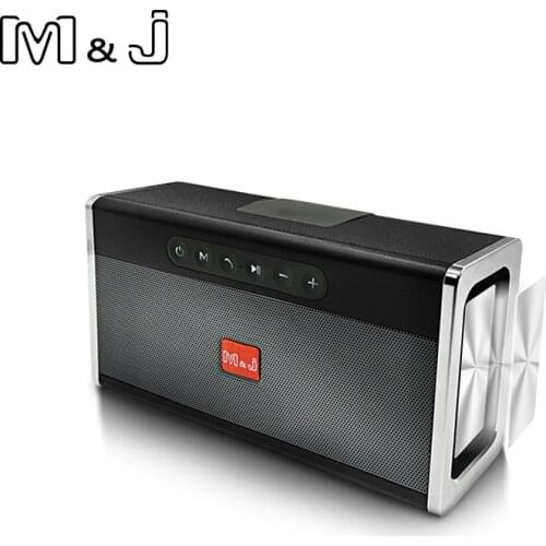 M&J Bluetooth Portable Speaker big power 10W system Wireless Soundbar Audio Receiver Mini Speakers USB AUX for Music MP3 Player