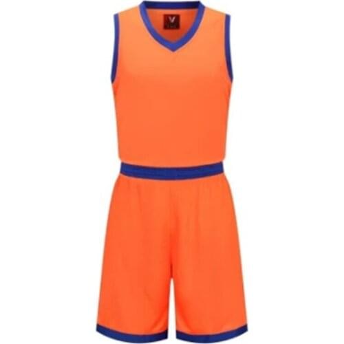 New Basketball Jersey Sets Blank Running Training Suit Double Pocket Shorts Men Basketball Uniforms Athletic Wear for Children