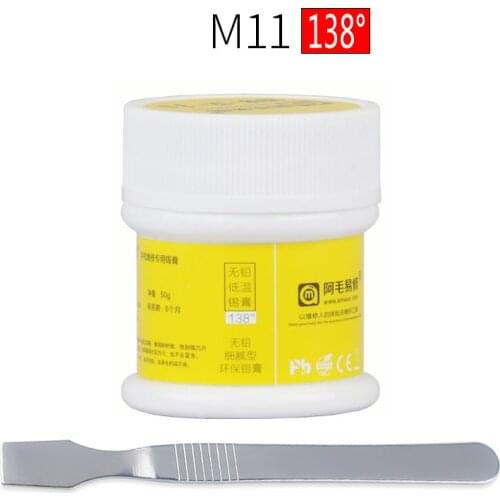 AMAOE Solder Paste 138&183 Low Temperature Sn42Bi58 Tin Paste Flux For Mobile Phone PCB BGA SMD Repair Tools