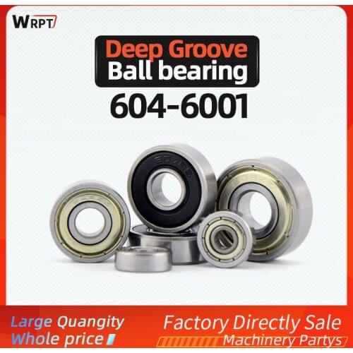 10/20/50/100PCS bearing steel 604 605 606 607 608 609 6000 6001 Z ZZ -2Z -2RS bearing