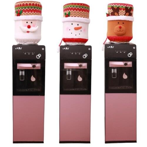 Christmas Water Dispenser Dust Cover Home Accessories Drinking Fountain Decor Bucket Fabrics Xmas
