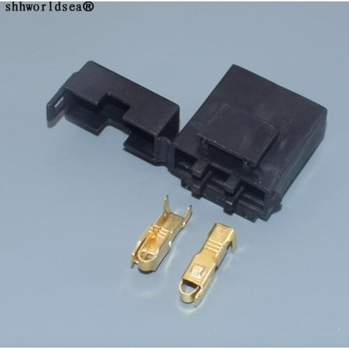 Shhworldsea 2sets 2pin socket blade fuse box automobile fuse box fuse socket