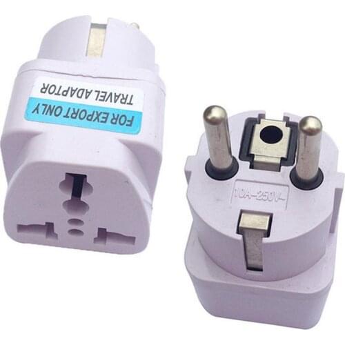 AC German Standard Conversion Socket Plug Travel Charger Adapter Converter Universal Connector