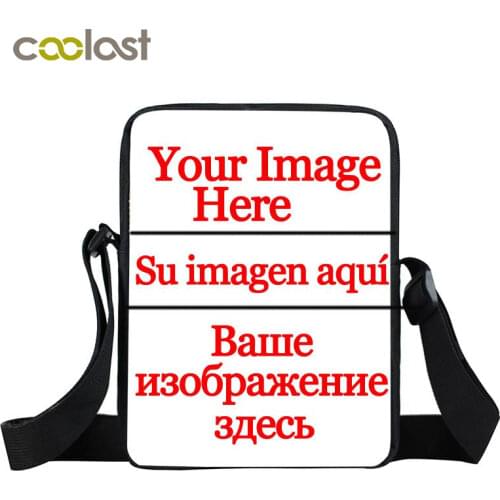 Customize Your Logo Name Messenger Bag Ladies Crossbody Bags for Travel Girls Satchel Women Handbag Small Shoulder Bag Bookbag