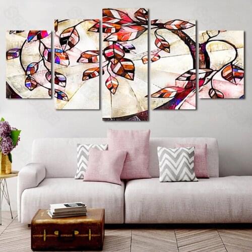 Light Luxury Flower No. 2 Abstract Decorative Painting Simple Style Modern Entrance Living Room Corridor Study Room Hotel