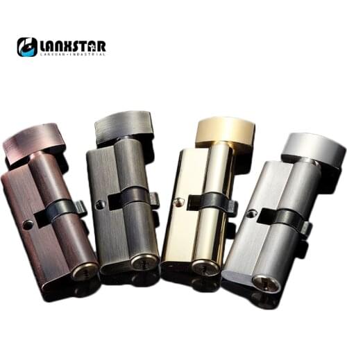 1 pcs Grade Copper Core Anti-theft door Locks Cylinder Security Locking Cylinders Small 70mm Lock Wooden Door Lock Core