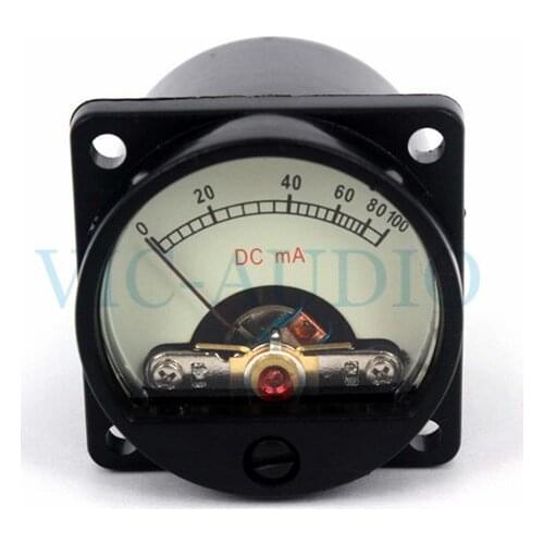 1Piece DIY Amplifier Accessories Mini Meter SD-39 100MA 200MA 500VU 300V Audio Meter 6-12V With Warm BackLight Free Shipping