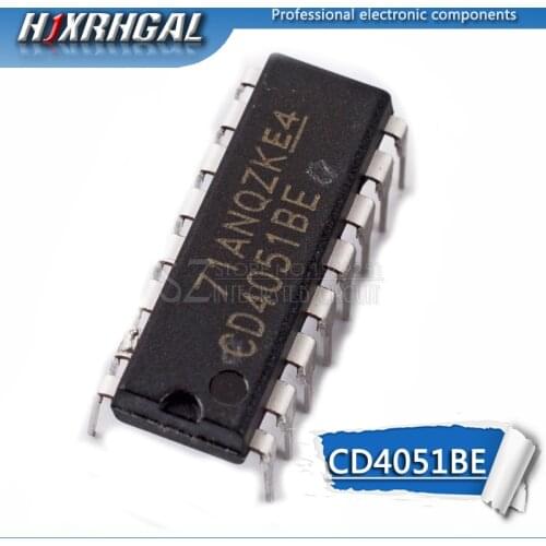 10pcs CD4051BE DIP16 CD4051 DIP 4051