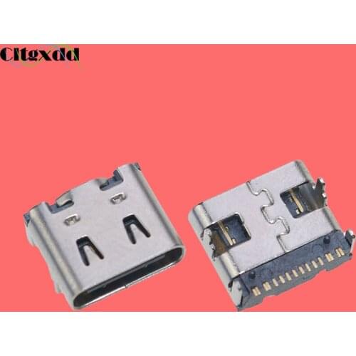 Cltgxdd 2/5/10PCS Micro USB Type-C 16Pin Female Socket Charging Port Plug Power Connector For PS5 Controller