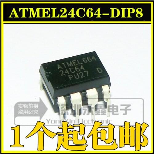 5/PC NEW At24c64n 24c64 Memory At24c64 2.7-5.5V 64K Direct Plug Dip-8