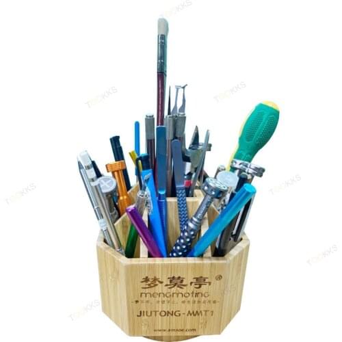 Amao Easy Repair/Nine-tube MMT1 Rotating Storage Tube/Stationery/Pen/Repair Gadgets/Bamboo Tube/Creative Pen Holder