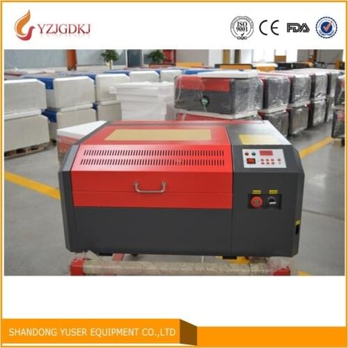 Free shipping co2 laser engraving machine diy mini 50w laser cutting machine cutting plywood Coreldraw support 40*40cm work size