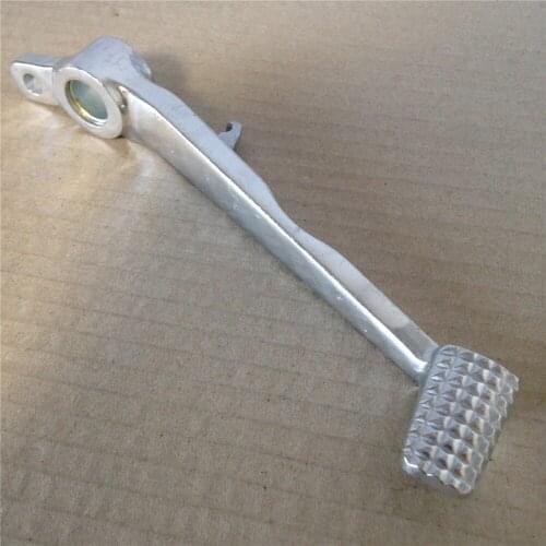 Aftermarket free shipping motorcycle parts Motorcycle SILVE Unfoldable Rear Brake Pedal Foot Lever For Kawasaki Ninja ZX10R 2004