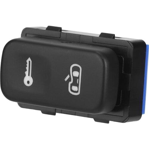 Central Door Lock Black Switch Button 1Z0962125A Fit for Octavia Mk2 2004-2013