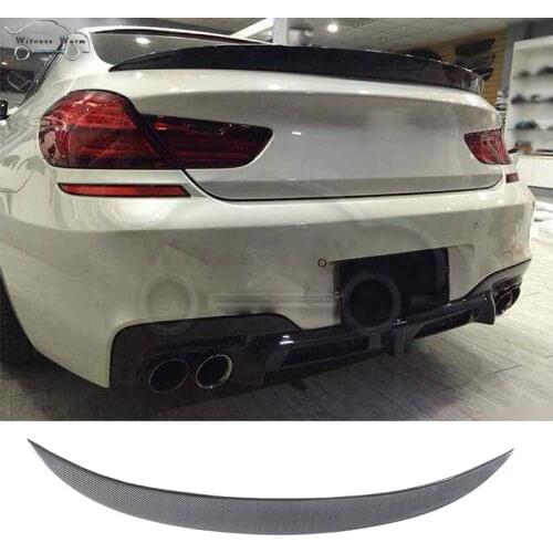 For BMW F06 F12 F13 M style Rear Wing Trunk Lip Spoiler 640i 650i 630i car body kit 2011-UP