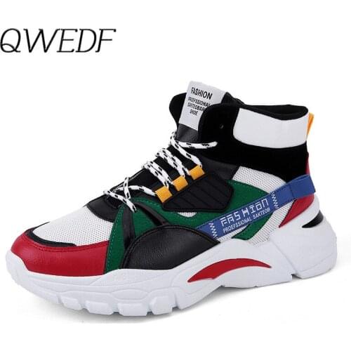 Hot Sale Men High Top Sneakers Men Vulcanized Shoes High Shoes Men Bottom Shoes for Men tenis masculino chaussure homme Z5-39