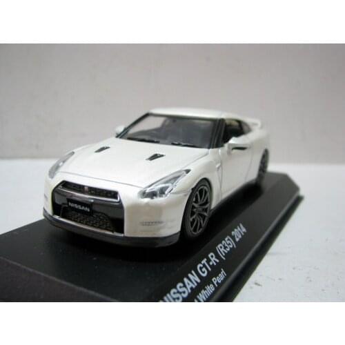 Kyo sho 1:43 NISSAN GT-R (R35)2014 Alloy model Vintage car Metal toys for childen kids diecast gift