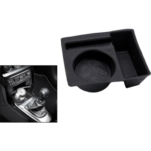 Multifunctional 9425E4 00244872 Cup Holder Ashtray Replacement Fit for Citroen DS3 Beverage Black