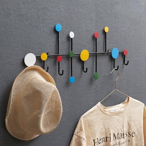 Wall Mounted Gold Clothes Hat Hook Nordic Creative Porch Key Coat Rack Door Entrance Wall Hanging Metal Decorative Clothe Hanger