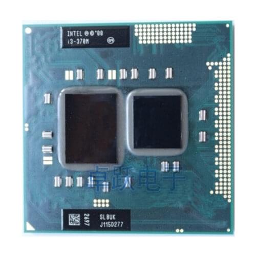 Original Intel core Processor I3 370M 3M Cache 2.4 GHz Laptop Notebook Cpu Processor Free Shipping I3-370M