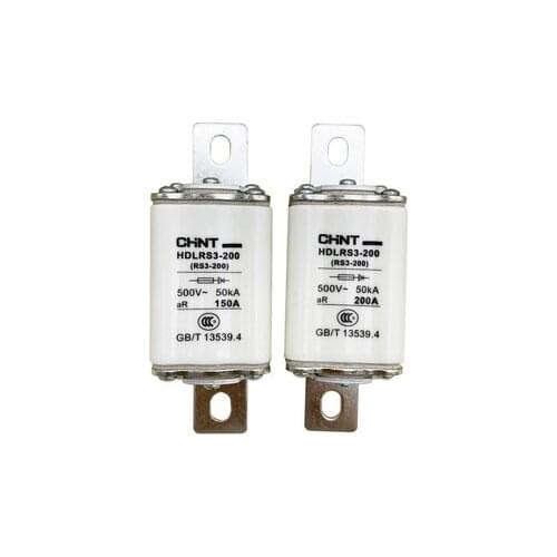 Fuses: HDLRS3-200 200A 500V aR / HDLRS3-200 120A 150A 500V / HDLRS3-100 50A 60A 80A 100A 500V / HDLRS3-50 20A 30A 500V