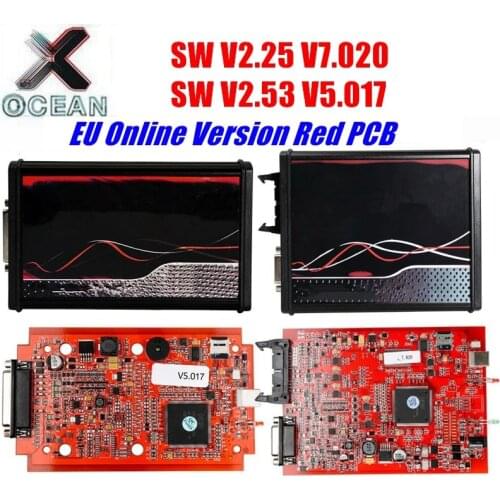 EU Online V7.020 SW V2.25 4LED 7.020 V5.017 V2.53 V2 SW 2.53 5.017 No Tokes Limited BDM Frame ECU Programmer